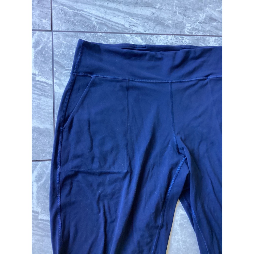 Lululemon Align Jogger 28 Navy Blue Nulu Yoga Pants LW5CQ2S Size 14 - Picture 6 of 8